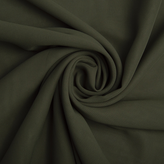 The fabric is chiffon with a multi-pattern design хакі, фото 1