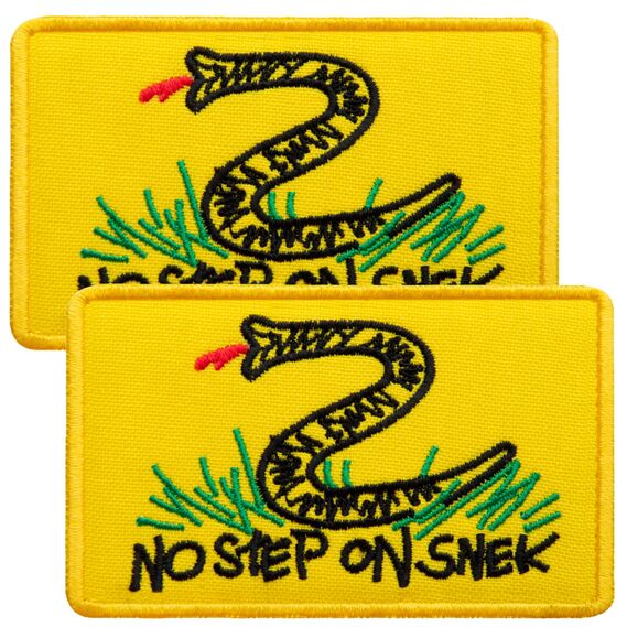 <p>Set of 2 "No step on snek" Patches with Velcro, 5x8 cm</p>, фото 1 <p>Set of 2 "No step on snek" Patches with Velcro, 5x8 cm</p>, фото 1