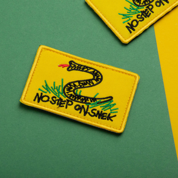 <p>Set of 2 "No step on snek" Patches with Velcro, 5x8 cm</p>, фото 9 <p>Set of 2 "No step on snek" Patches with Velcro, 5x8 cm</p>, фото 9