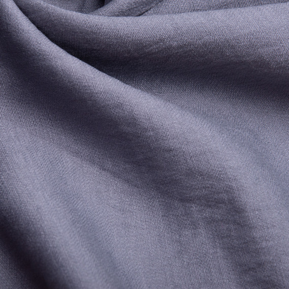 Тканина Льон однотонний Арія V-1429 т.сірий, фото 2
