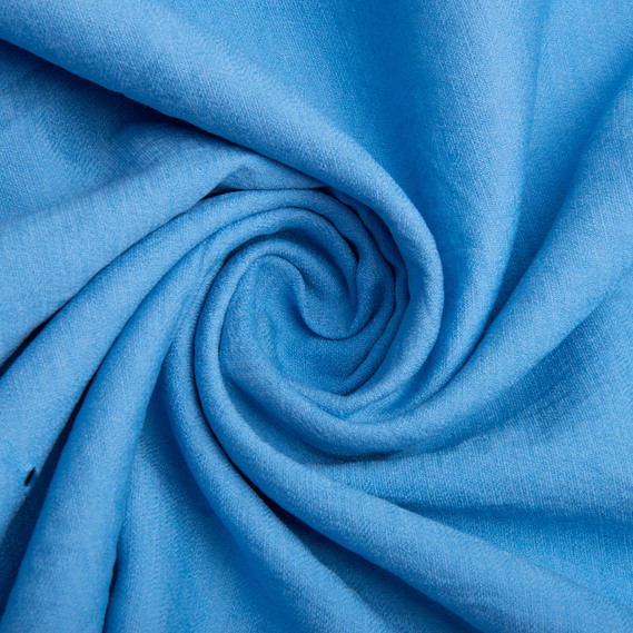 Тканина Льон однотонний Арія V-1109 т.блакитний, фото 1