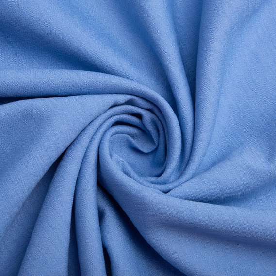 Тканина Льон однотонний Арія V-1541 волошка, фото 1