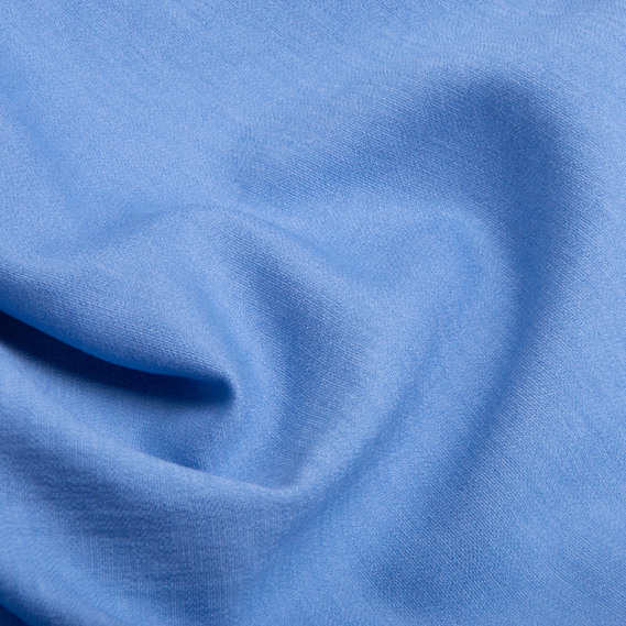 Тканина Льон однотонний Арія V-1541 волошка, фото 2