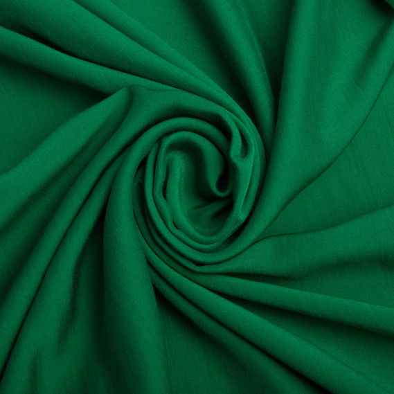 Ткань плательная КРІСТЕЛЬ 110 г/м2 зелена, фото 1