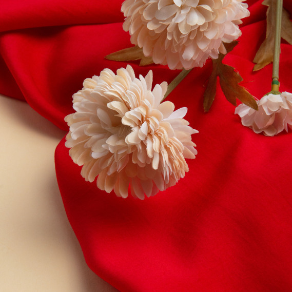 Dress fabric CRYSTEL 110 g/m2 червона, фото 3 Dress fabric CRYSTEL 110 g/m2 червона, фото 3