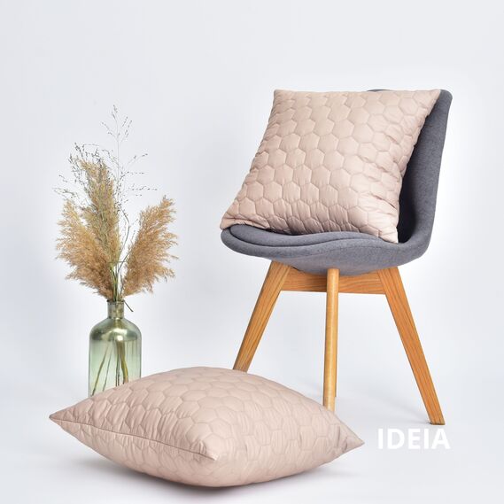 Набор подушек 2 шт декоративных IDEIA Silhouette 50х50 беж, фото 2