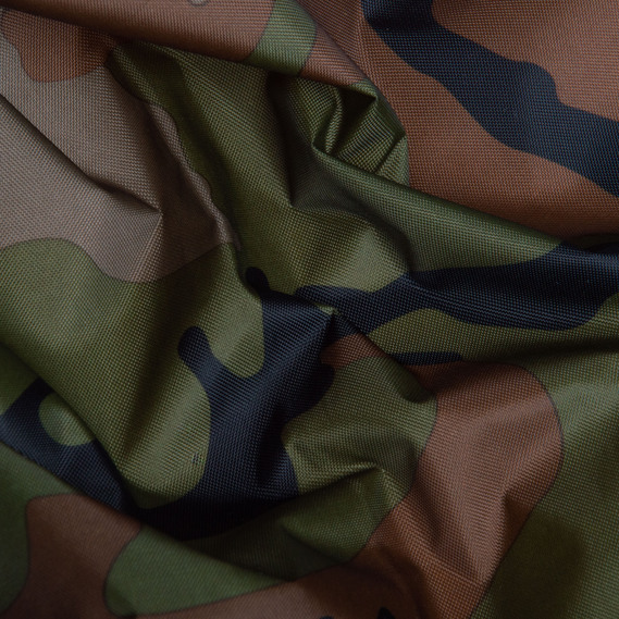 Тканина тентова Оксфорд, 150 см, 115 г/м2, міцна та водостійка для тентів та чохлів кам-ж хакі/коричн., фото 2 Тканина тентова Оксфорд, 150 см, 115 г/м2, міцна та водостійка для тентів та чохлів кам-ж хакі/коричн., фото 2