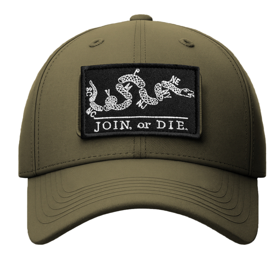 Набір шевронів 2 шт з липучкою JOIN or DIE чорний 5х8 см, Приєднайся або помри, вишитий патч нашивка шеврон, фото 3