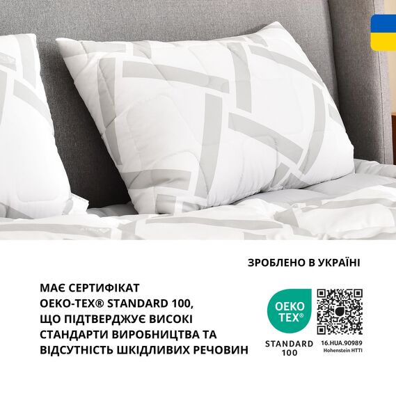 Набір подушок 2 шт Elegantly IDEIA 50х70 см, аналог лебединого пуху, штучний пух, м`яка подушка з блискавкою, фото 9