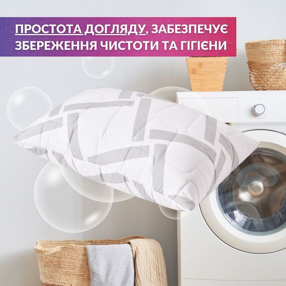 Набір подушок 2 шт Elegantly IDEIA 50х70 см, аналог лебединого пуху, штучний пух, м`яка подушка з блискавкою, фото 12