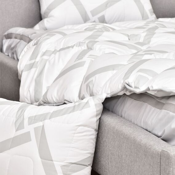 Set of pillow 50x70 cm 2 pieces and euro blanket 200x220 cm Elegantly IDEIA, analogue of swan down, artificial down, soft pillow with zipper, фото 13 Set of pillow 50x70 cm 2 pieces and euro blanket 200x220 cm Elegantly IDEIA, analogue of swan down, artificial down, soft pillow with zipper, фото 13