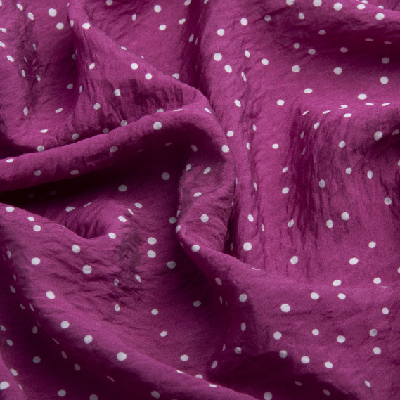 Ткань вискоза плательная Муслин 140 см, 90 гр/м2 для платьев, блузок, юбок, халатов, костюмов горошок ягода, фото 2 Ткань вискоза плательная Муслин 140 см, 90 гр/м2 для платьев, блузок, юбок, халатов, костюмов горошок ягода, фото 2