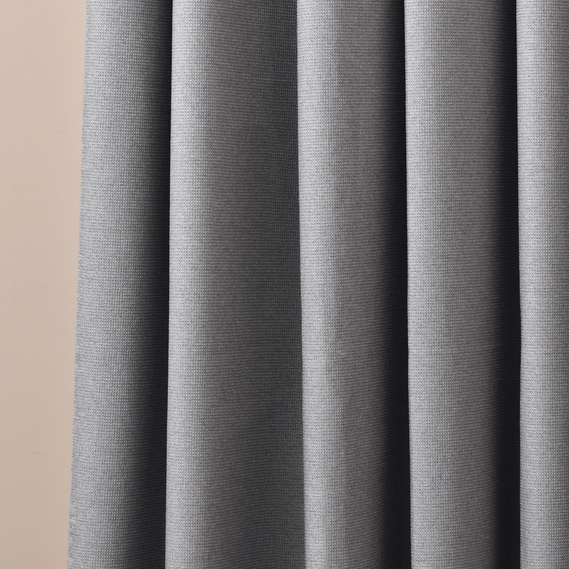 Curtain set 2 pcs Burlap Linen 200х270 cm, curtains, curtains, drapes зі шторною тасьмою графіт, фото 9