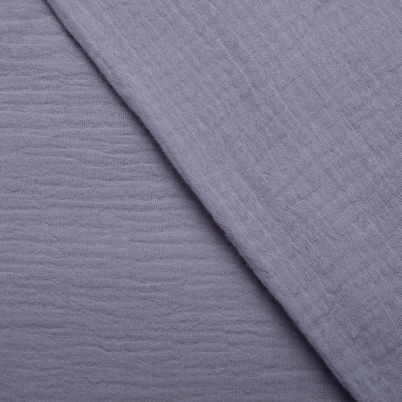 Ткань хлопок плательная Муслин 135 см, 125 гр/м2 для платьев, блузок, юбок, халатов, костюмов сіра, фото 2