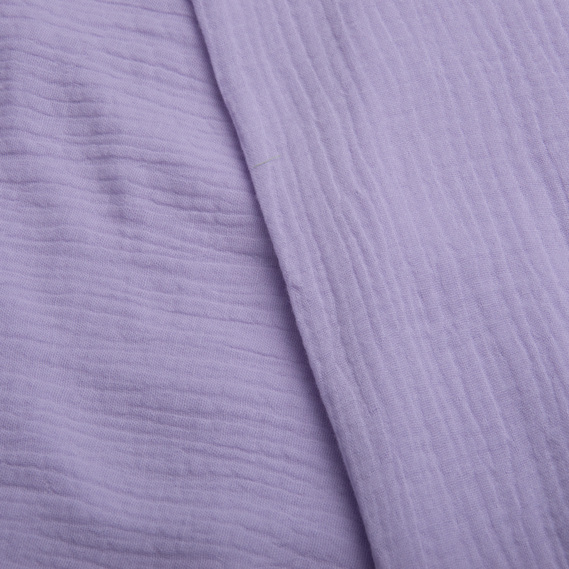 Cotton fabric Muslin for dresses, blouses, skirts св/бузок, фото 2 Cotton fabric Muslin for dresses, blouses, skirts св/бузок, фото 2