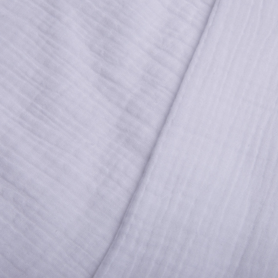 Cotton fabric Muslin for dresses, blouses, skirts біла, фото 2