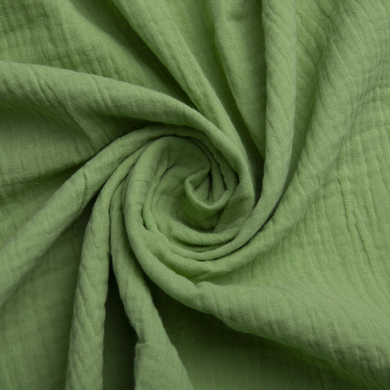 Cotton fabric Muslin for dresses, blouses, skirts ківі, фото 1 Cotton fabric Muslin for dresses, blouses, skirts ківі, фото 1