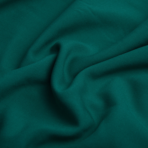 Тканина віскоза плательна штапель Дороті, 145 см, 120 гр/м2, для суконь, блузок, спідниць т/бірюза, фото 2