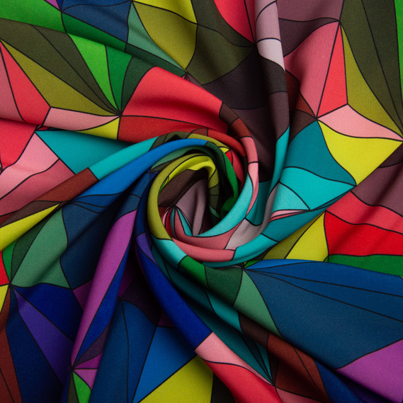 Тканина для одягу плательна Super soft 65  гр/м2, легка, ніжна, поліестр  вітраж крістал, фото 1