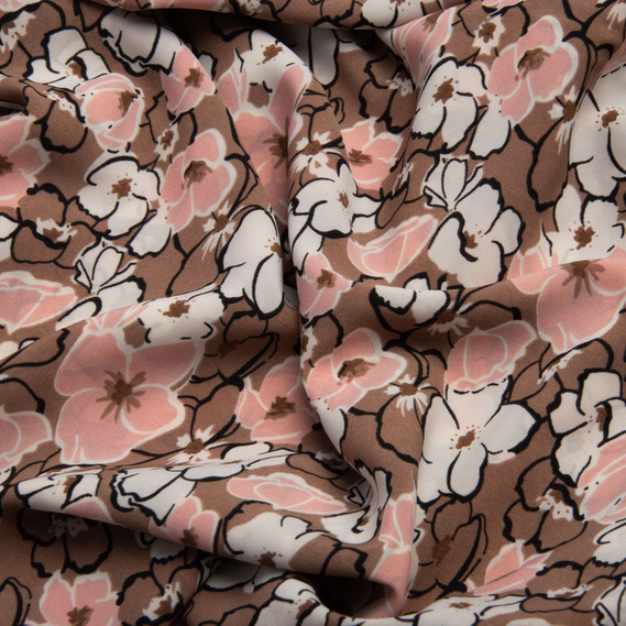 Тканина для одягу плательна Super soft 65  гр/м2, легка, ніжна, поліестр  беатріс, фото 2