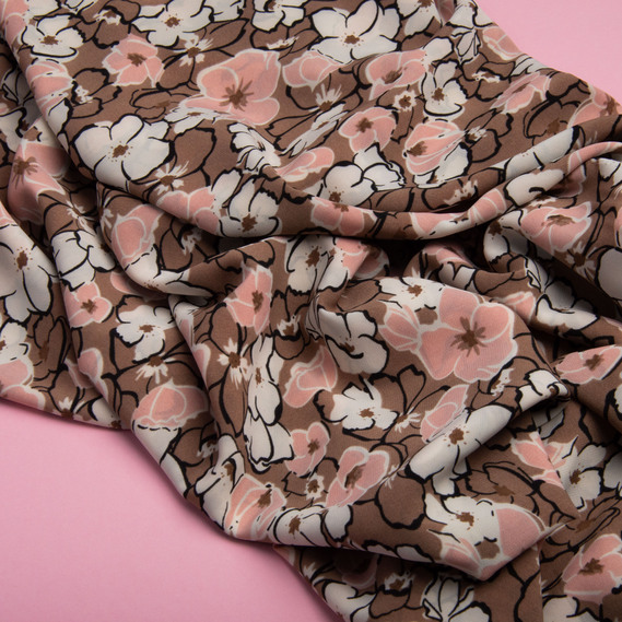 Тканина для одягу плательна Super soft 65  гр/м2, легка, ніжна, поліестр  беатріс, фото 3