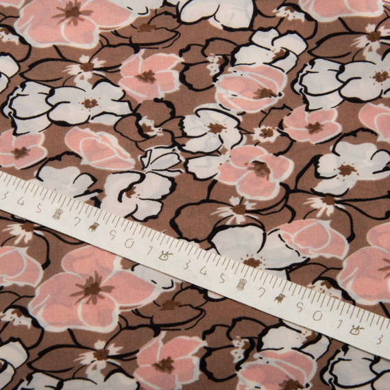 Тканина для одягу плательна Super soft 65  гр/м2, легка, ніжна, поліестр  беатріс, фото 4