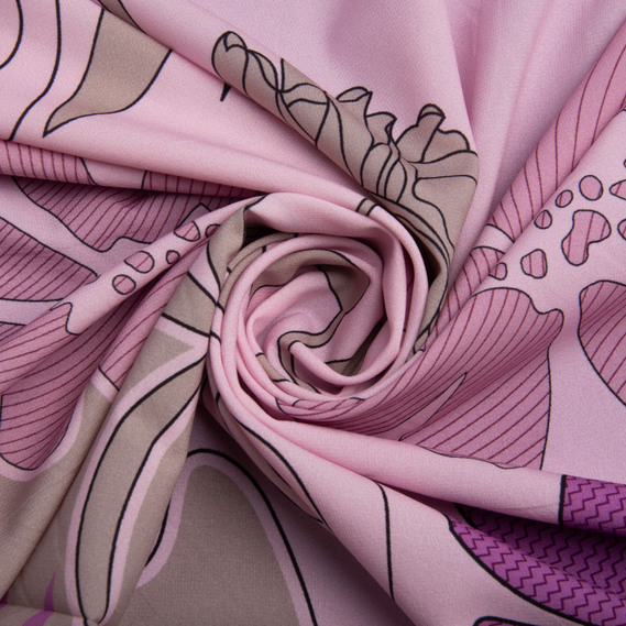 Clothing fabric "Super soft" 65 g/m², lightweight, delicate, polyester лонда, фото 1