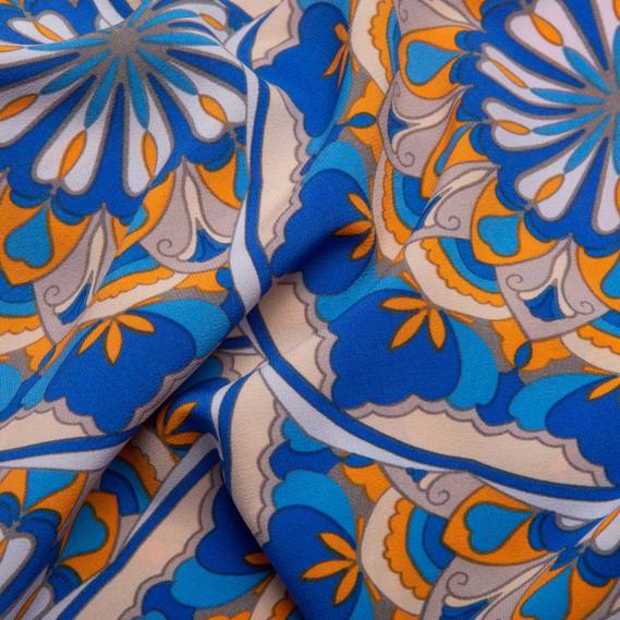 Тканина для одягу плательна Super soft 65  гр/м2, легка, ніжна, поліестр  cavalli, фото 1 Тканина для одягу плательна Super soft 65  гр/м2, легка, ніжна, поліестр  cavalli, фото 1