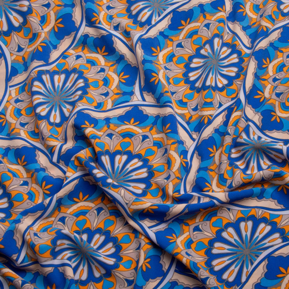 Тканина для одягу плательна Super soft 65  гр/м2, легка, ніжна, поліестр  cavalli, фото 2 Тканина для одягу плательна Super soft 65  гр/м2, легка, ніжна, поліестр  cavalli, фото 2