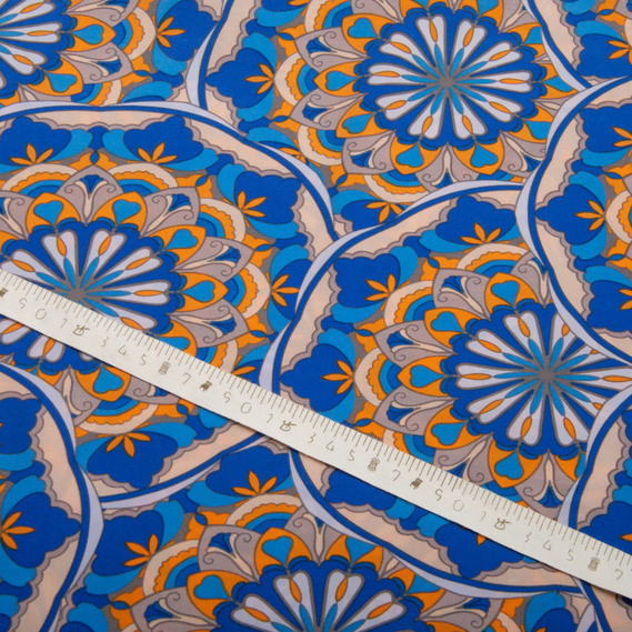 Тканина для одягу плательна Super soft 65  гр/м2, легка, ніжна, поліестр  cavalli, фото 4