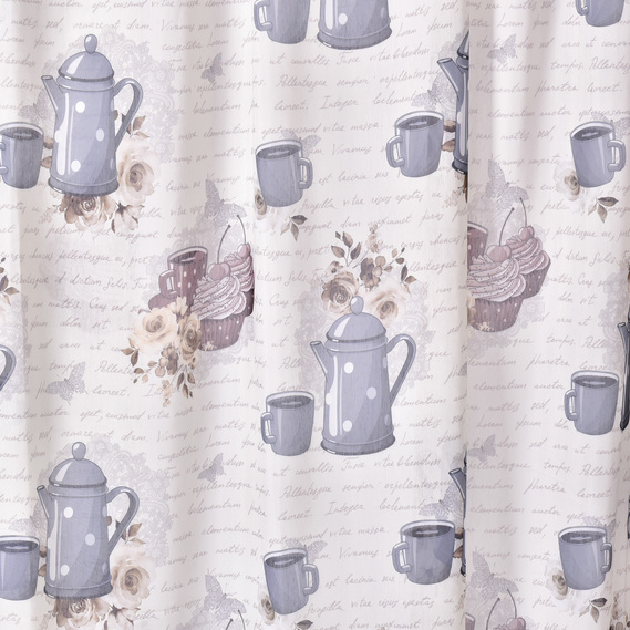 Ткань тюль набивная Кувшин V-06, фото 2 Ткань тюль набивная Кувшин V-06, фото 2