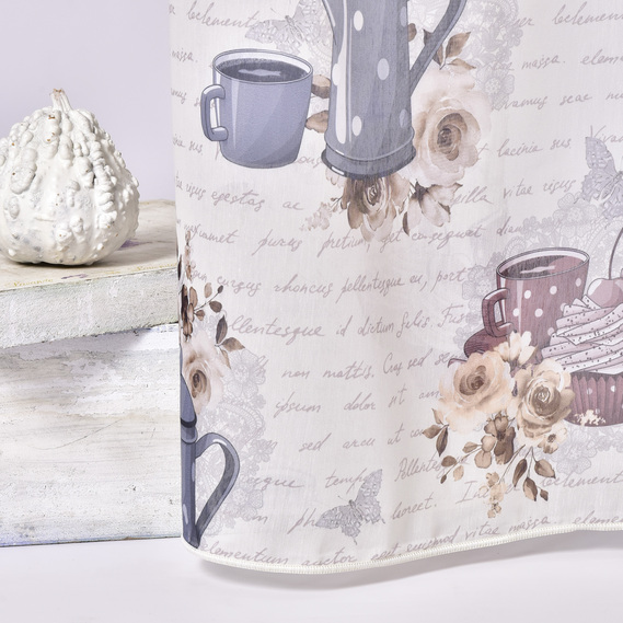 Ткань тюль набивная Кувшин V-06, фото 3 Ткань тюль набивная Кувшин V-06, фото 3