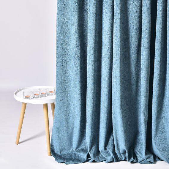 Тканина портьєрна однотонна Гобелен Фарба V-3035 бірюза, фото 1