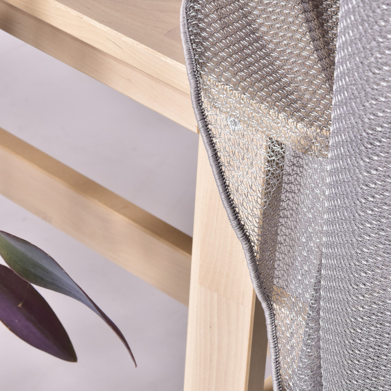 Ткань тюль жаккард Марс V-gri, фото 5 Ткань тюль жаккард Марс V-gri, фото 5