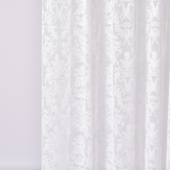 Ткань тюль жаккард Венера V-krem, фото 3