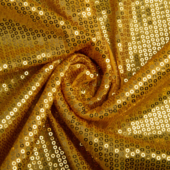 Трикотаж пайетка 228 гр/м2, блестящая, блестящая ткань для вечерней одежды жовта, фото 1 Трикотаж пайетка 228 гр/м2, блестящая, блестящая ткань для вечерней одежды жовта, фото 1