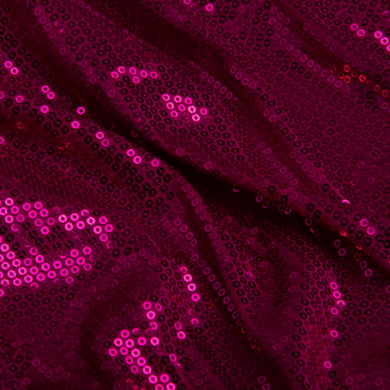 Трикотаж пайетка 228 гр/м2, блестящая, блестящая ткань для вечерней одежды малина, фото 2 Трикотаж пайетка 228 гр/м2, блестящая, блестящая ткань для вечерней одежды малина, фото 2