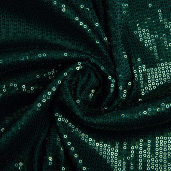 Трикотаж пайетка 228 гр/м2, блестящая, блестящая ткань для вечерней одежды т/зелена, фото 1 Трикотаж пайетка 228 гр/м2, блестящая, блестящая ткань для вечерней одежды т/зелена, фото 1