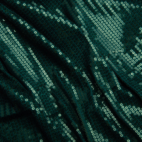 Трикотаж пайетка 228 гр/м2, блестящая, блестящая ткань для вечерней одежды т/зелена, фото 2 Трикотаж пайетка 228 гр/м2, блестящая, блестящая ткань для вечерней одежды т/зелена, фото 2