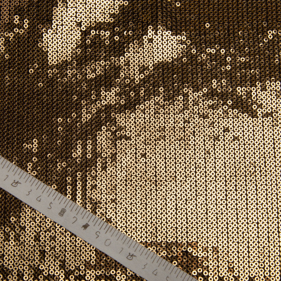 Трикотаж пайетка 228 гр/м2, блестящая, блестящая ткань для вечерней одежды золото на чорному, фото 4 Трикотаж пайетка 228 гр/м2, блестящая, блестящая ткань для вечерней одежды золото на чорному, фото 4