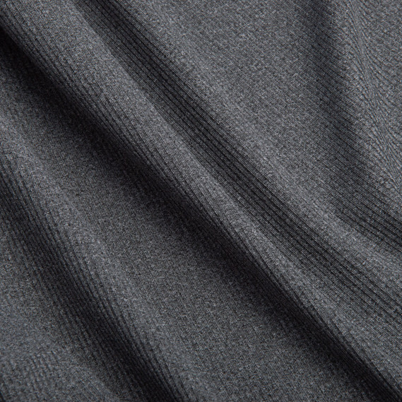 Knitwear fabric viscose Rubchyk 260 gr/m2 сірий меланж, фото 2