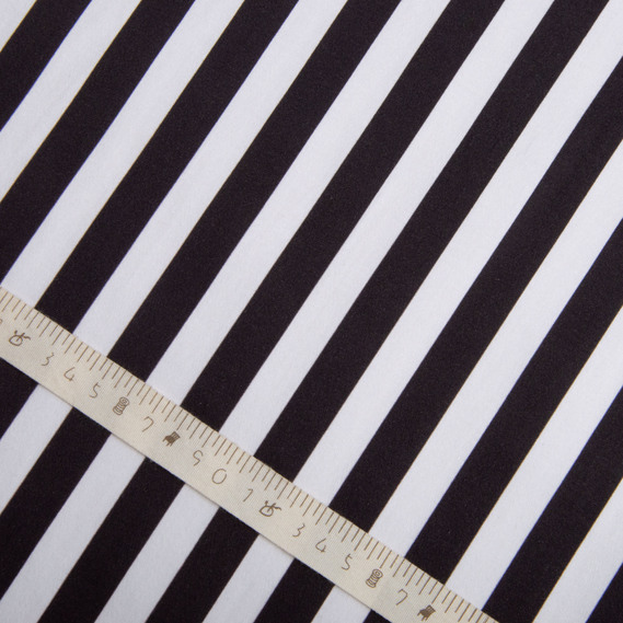 Тканина костюмна Коттон стрейч 170 гр/м2  натуральна тканина для спідниць, костюмів, суконь, бавовна смуга , фото 4