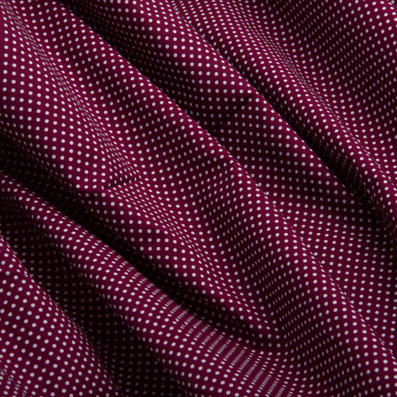 Stretch poplin fabric горошок мерло, фото 2 Stretch poplin fabric горошок мерло, фото 2