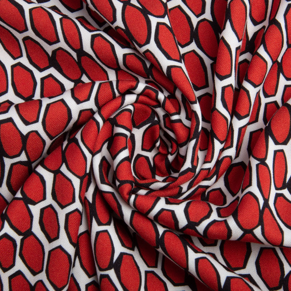 Ткань штапель вискоза, плательная ткань натуральная, для блузок, платьев, юбок моніка, фото 1