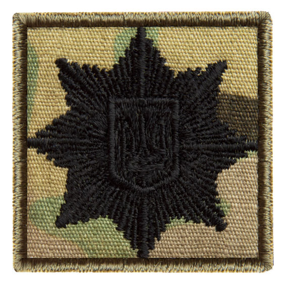 Set of chevrons 2 pcs on velcro Police cockade, Police, MIA patch, embroidered patch 4x4 cm, фото 6