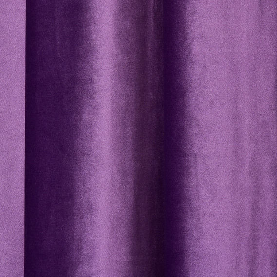 Ткань портьерная однотонная Бархат. 295 см, 365 гр/м2, шторная ткань, ткань для штор, шторы, портьеры, гардины, ткань гардинная V-20 фіолет, фото 3