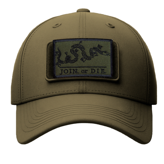 Набор шевронов 2 шт с липучкой JOIN or DIE хаки 5х8 см, Присоединяйся или умри, вышитый патч нашивка шеврон, фото 4