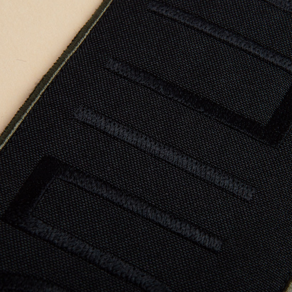 Шеврон на липучке Полиция черный 7,5х21 см, нашивка вышитый патч МВД Полиции, фото 4