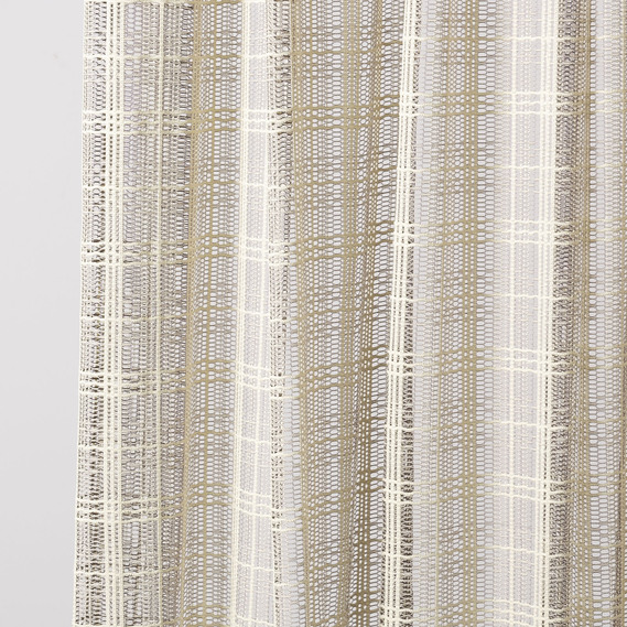 Тканина тюль жакард однотонний Dayane V-2487 бузок крем, фото 2