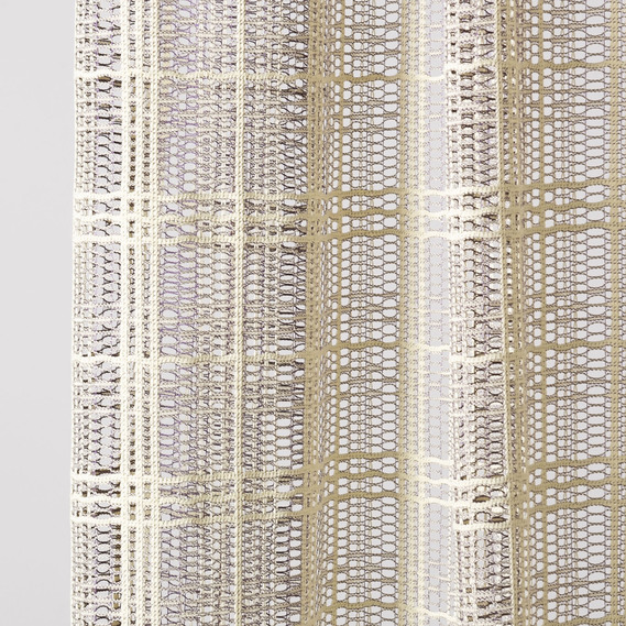 Тканина тюль жакард однотонний Dayane V-2487 бузок крем, фото 3